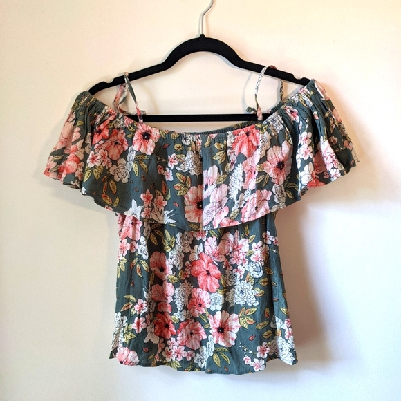 Billabong Ruffle Summer Top, Small - Picture 2 of 4